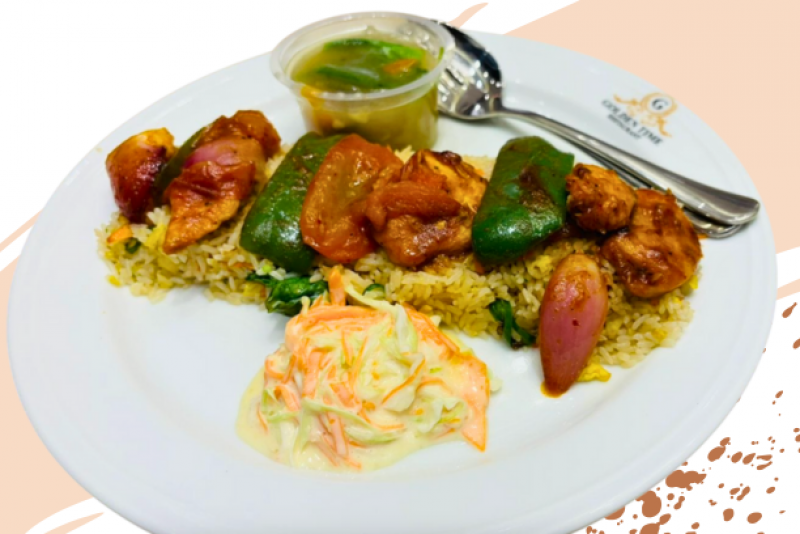 42. Chicken Brochette 